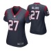 Women Houston Texans Dontrell Hilliard #27 Navy Game Jersey