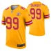 Men Khalen Saunders Kansas City Chiefs Jersey Gold Inverted Legend Edition