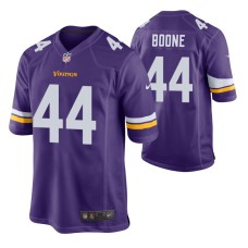 Men Minnesota Vikings #44 Mike Boone Purple Nike Game Jersey