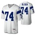 Men Los Angeles Rams Merlin Olsen 1969 Legacy Replica White Jersey