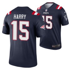 N'Keal Harry New England Patriots Navy Color Rush Legend Nike Jersey