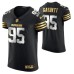 Men Cleveland Browns Myles Garrett Golden Edition Black Vapor Elite Jersey