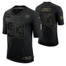 San Francisco 49ers D.J. Jones #93 Black Limited 2020 Salute To Service Jersey