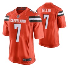 Jamie Gillan Cleveland Browns Game Jersey Orange