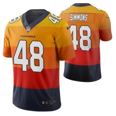 Arizona Cardinals Isaiah Simmons City Edition Orange Vapor Limited Jersey