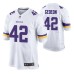 Men Minnesota Vikings #42 Ben Gedeon White Nike Game Jersey