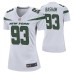 New York Jets #93 Tarell Basham Nike White Women Player Game Jersey