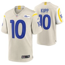 Los Angeles Rams Cooper Kupp Game #10 Bone Jersey