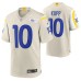 Los Angeles Rams Cooper Kupp Game #10 Bone Jersey