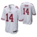 San Francisco 49ers Mohamed Sanu Sr. #14 Game White Alternate Jersey