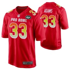 Men AFC New York Jets Jamal Adams 2019 Pro Bowl Nike Game Jersey Red