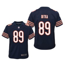 Youth Chicago Bears #89 Mike Ditka Navy Nike Team Color Game Jersey