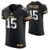 San Francisco 49ers Trent Taylor #15 Golden Edition Black Elite Jersey