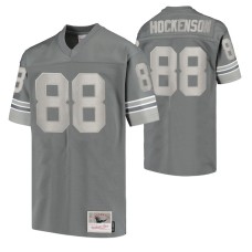 Youth T.J. Hockenson Detroit Lions Vintage Charcoal Metal Replica Jersey