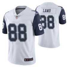 Men Dallas Cowboys CeeDee Lamb 2020 NFL Draft White Color Rush Limited Jersey