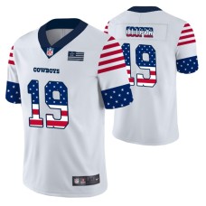 Dallas Cowboys Amari Cooper White Independence Day Vapor Limited Jersey