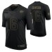 Kansas City Chiefs Len Dawson #16 Black Retired Limited 2020 Salute To Service Jersey