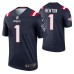 Men New England Patriots #1 Cam Newton Legend Navy Jersey