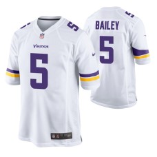 Men Minnesota Vikings #5 Dan Bailey White Nike Game Jersey