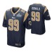 Men Los Angeles Rams Aaron Donald Super Bowl LIII Nike Game Jersey Navy