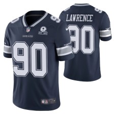 Dallas Cowboys DeMarcus Lawrence 60th Anniversary Navy Vapor Limited Jersey