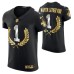 Detroit Lions Martin Luther King Jersey Golden Edition Elite Black