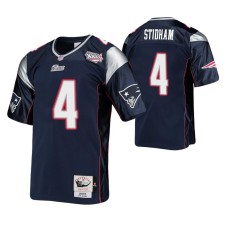 Jarrett Stidham New England Patriots Throwback Navy Retired Player Authentic Jersey