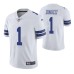 Cowboys Ben DiNucci 2020 NFL Draft White Jersey Vapor Limited