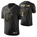 New Orleans Saints Custom 100th Season Jersey Black Gold Logo Edition