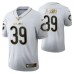 Chicago Bears Eddie Jackson 100th Season Jersey White Vapor Limited Golden Edition