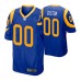 Men Buffalo Bills #00 Custom Royal Nike Game Jersey