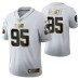 Cleveland Browns Myles Garrett 100th Season Jersey White Vapor Limited Golden Edition