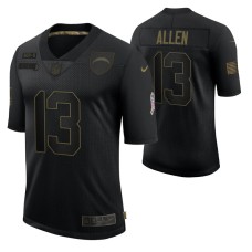 Los Angeles Chargers Keenan Allen #13 Black 2020 Salute To Service Limited Jersey