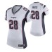 Women New England Patriots #28 James White White Nike Game Jersey