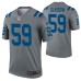 Men #59 Jordan Glasgow Indianapolis Colts Gray Inverted Legend Jersey