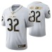 Chicago Bears David Montgomery 100th Season Jersey White Vapor Limited Golden Edition