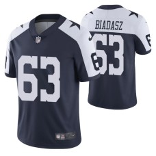 Cowboys Tyler Biadasz 2020 NFL Draft Navy Jersey Alternate Vapor Limited