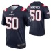 Men Chase Winovich #50 New England Patriots Navy Legend Jersey