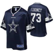 Men Dallas Cowboys Joe Looney Team Icon Navy Jersey