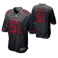 San Francisco 49ers Alex Mack #51 Black Game Jersey