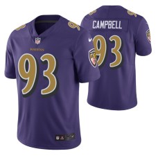 Baltimore Ravens Calais Campbell Color Rush Limited Purple Jersey