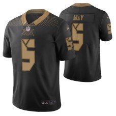 Washington Redskins Tress Way Men Black City Edition Vapor Limited Jersey