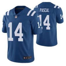 Men Indianapolis Colts #14 Zach Pascal Royal Nike color rush Limited Jersey