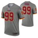 Men Chase Young Washington Redskins Jersey Gray Inverted Legend