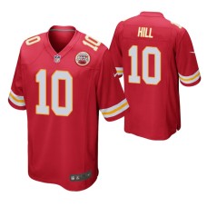 Men Kansas City Chiefs Tyreek Hill Game #10 Red Jersey