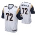 Los Angeles Rams Tremayne Anchrum Jr. Game #72 White Jersey