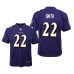 Youth Baltimore Ravens #22 Jimmy Smith Purple Nike Team Color Game Jersey