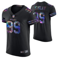 San Francisco 49ers Javon Kinlaw Jersey Golden Edition Holographic Vapor Elite Black