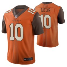 Cleveland Browns Taywan Taylor Men Brown City Edition Vapor Limited Jersey