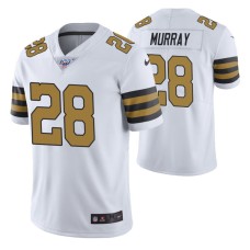 New Orleans Saints Latavius Murray Jersey 100th Season White Color Rush Edition